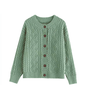 Little Women Oh In-Joo (Kim Go-Eun) Inspired Top 006 - ONE SIZE ONLY / Pale Mint Green - Cardigan