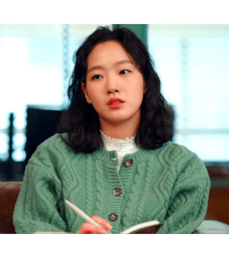 Little Women Oh In-Joo (Kim Go-Eun) Inspired Top 006 - ONE SIZE ONLY / Pale Mint Green - Cardigan