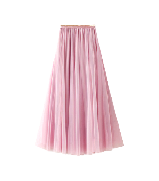Little Women Oh In-Joo (Kim Go-Eun) Inspired Top and Skirt Set 001 - Light Pink Maxi Skirt Only / ONE SIZE ONLY / 80 CM - Dresses