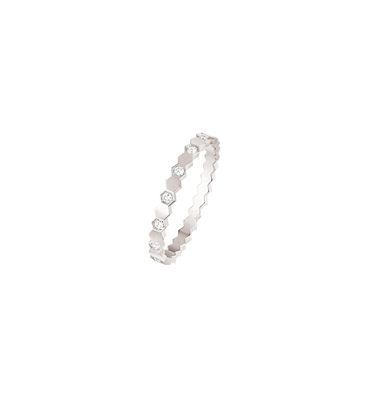Now We Are Breaking Up Ha Young-Eun (Song Hye Kyo) Inspired Ring 001 - Half Plain and Half Bejeweled Version / Silver - Rings