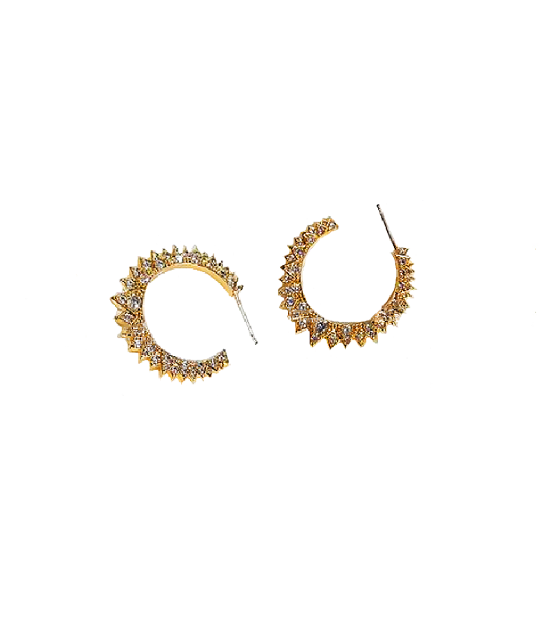 When The Camellia Blooms Gong Hyo Jin Inspired Earrings 005 - ONE SIZE ONLY / Gold - Earrings
