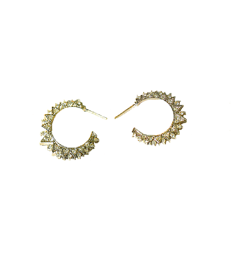 When The Camellia Blooms Gong Hyo Jin Inspired Earrings 005 - ONE SIZE ONLY / Silver - Earrings