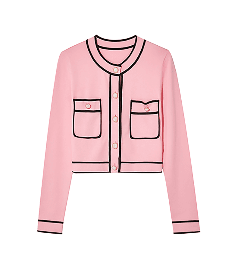 Love (ft. Marriage and Divorce) Season 2 Sa Pi-young (Park Joo-mi) Inspired Cardigan 001 - S / Cropped Length Version / Light Pink - Coats &