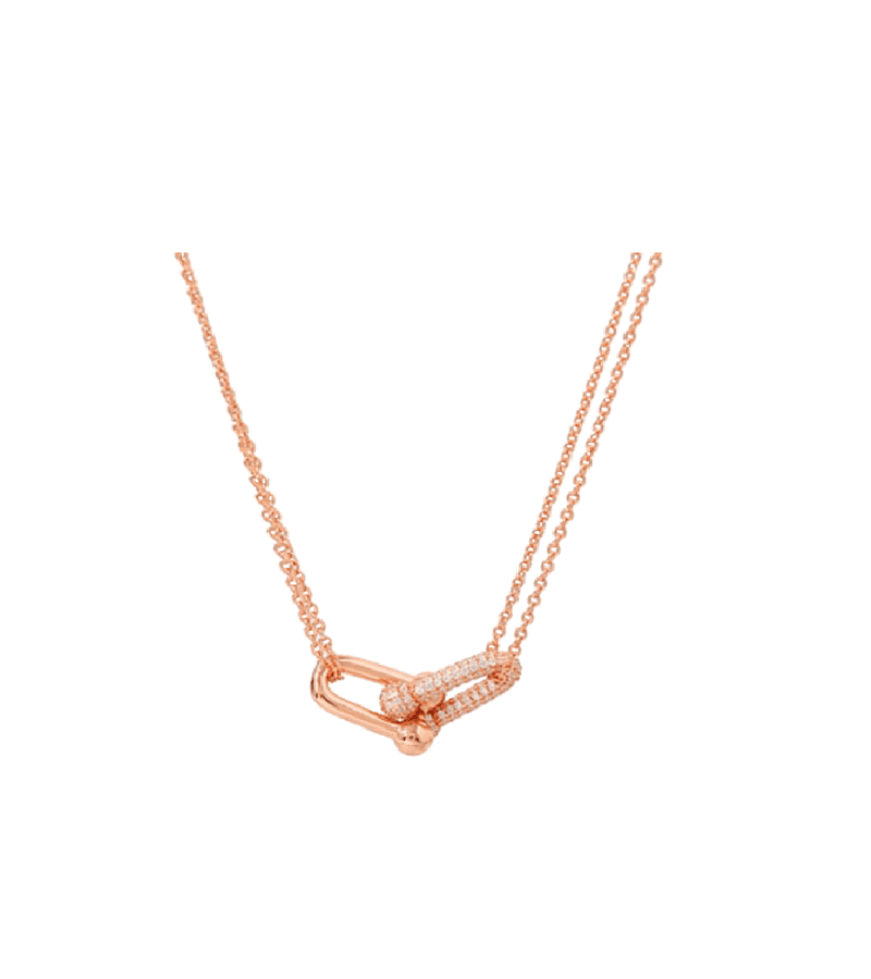 Mine Jung Seo-hyun (Kim Seo-hyung) Inspired Necklace 001 - Necklace Only / Rose Gold - Necklaces