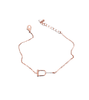 Mount Jiri / Jirisan Jun Ji Hyun Inspired Bracelet 005 - ONE SIZE ONLY / Rose Gold - Bracelets