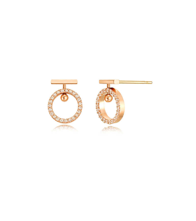 Jun Ji Hyun Inspired Earrings 001 - ONE SIZE ONLY / Gold - Earrings