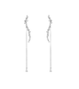 Jun Ji Hyun Inspired Earrings 004 - ONE SIZE ONLY / Silver - Earrings