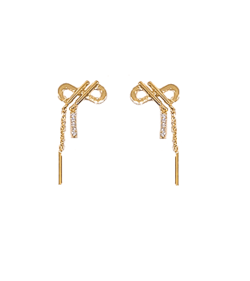 Mount Jiri / Jirisan Jun Ji Hyun Inspired Earrings 014 - ONE SIZE ONLY / Gold - Earrings