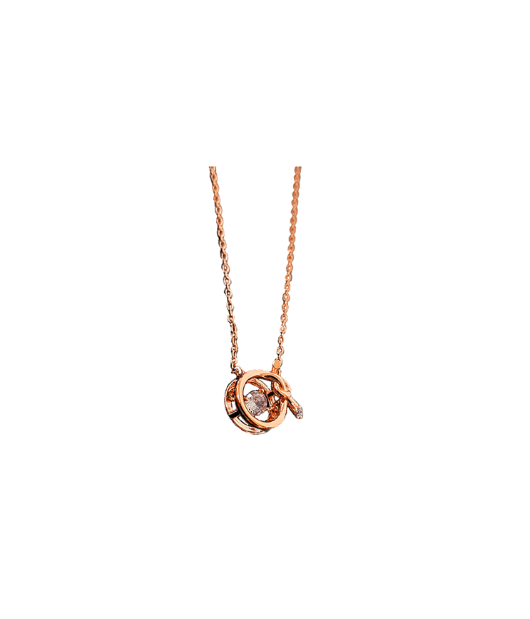 Nevertheless Yoo Na-bi (Han So-hee) Inspired Necklace 004 - ONE SIZE ONLY / Rose Gold - Necklace