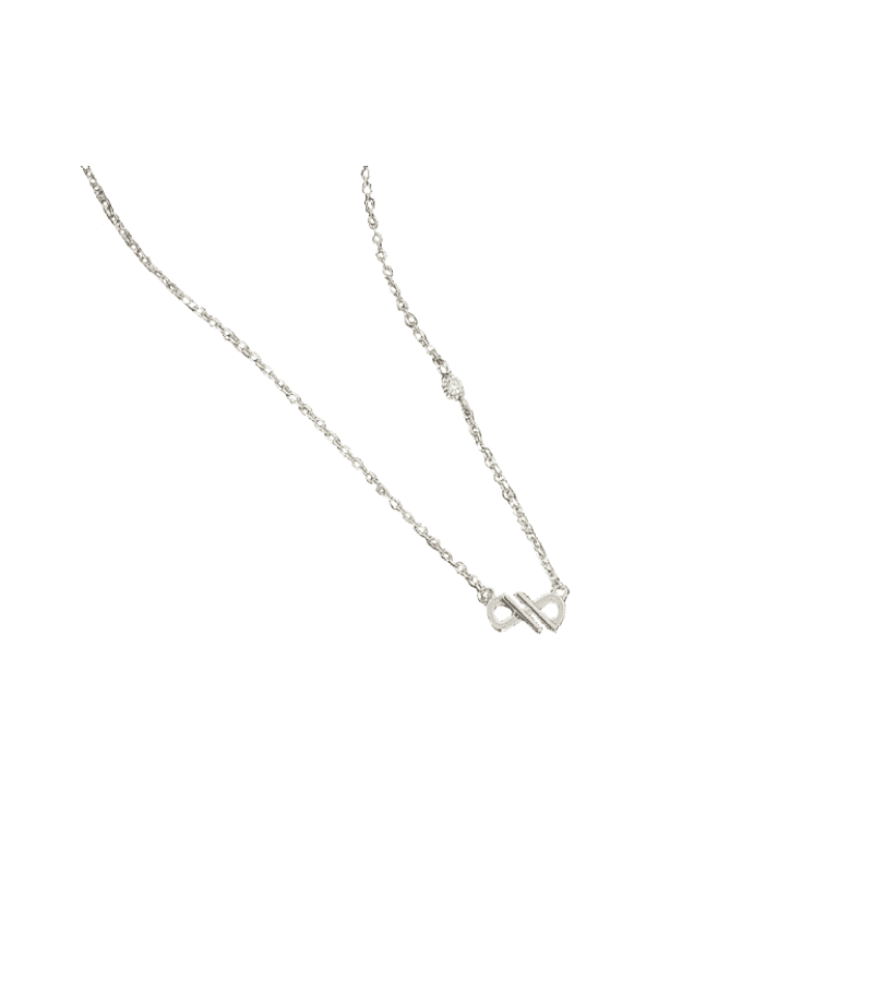 Mount Jiri / Jirisan Jun Ji Hyun Inspired Necklace 014 - ONE SIZE ONLY / Silver - Necklaces