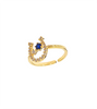 Jun Ji Hyun Inspired Ring 002 - ONE SIZE ONLY / Open-ended (Free Size) / Gold - Rings
