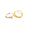 Jun Ji Hyun Inspired Ring 003 - Open-ended (Free Size) / A Set (2 Rings) / Gold - Rings