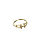 Mount Jiri / Jirisan Jun Ji Hyun Inspired Ring 007 - ONE SIZE ONLY / Open-ended (Free Size) / Gold - Rings