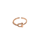 Mount Jiri / Jirisan Jun Ji Hyun Inspired Ring 008 - ONE SIZE ONLY / Open-ended (Free Size) / Rose Gold - Rings