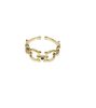Mount Jiri / Jirisan Jun Ji Hyun Inspired Ring 009 - ONE SIZE ONLY / Open-ended (Free Size) / Gold - Rings