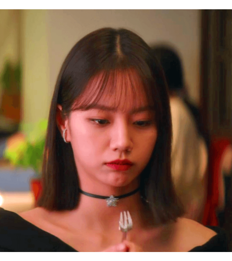 My Roommate Is A Gumiho Lee Dam (Lee Hye-ri) Inspired Necklace 001 - ONE SIZE ONLY / Black - Necklace
