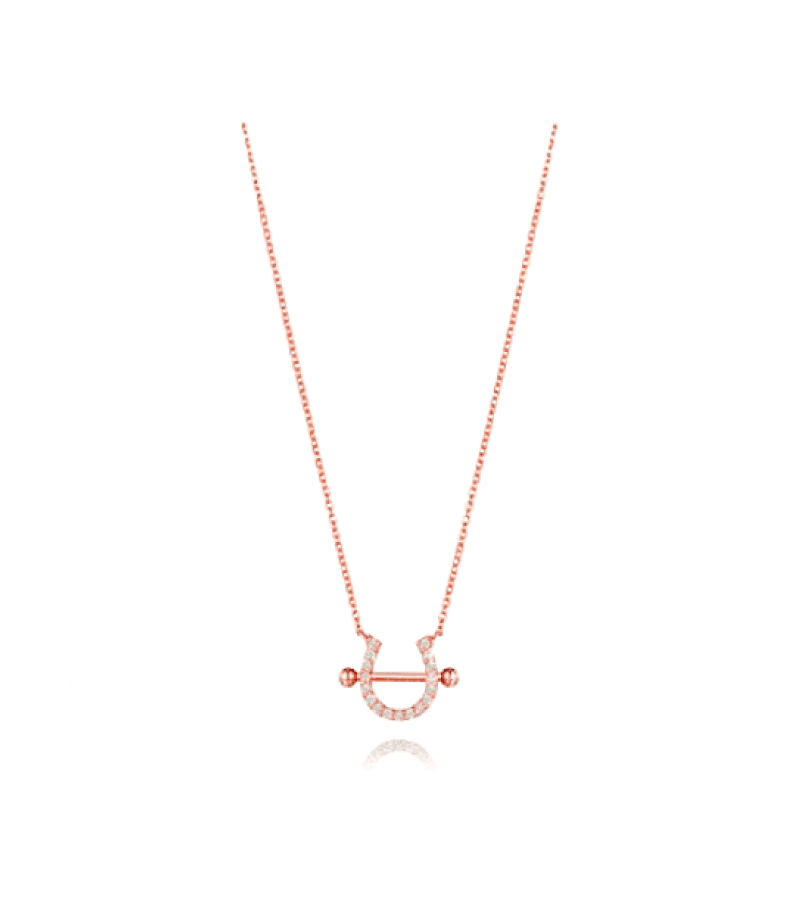 Nevertheless Yoo Na-bi (Han So-hee) Inspired Necklace 001 - ONE SIZE ONLY / Rose Gold - Necklace