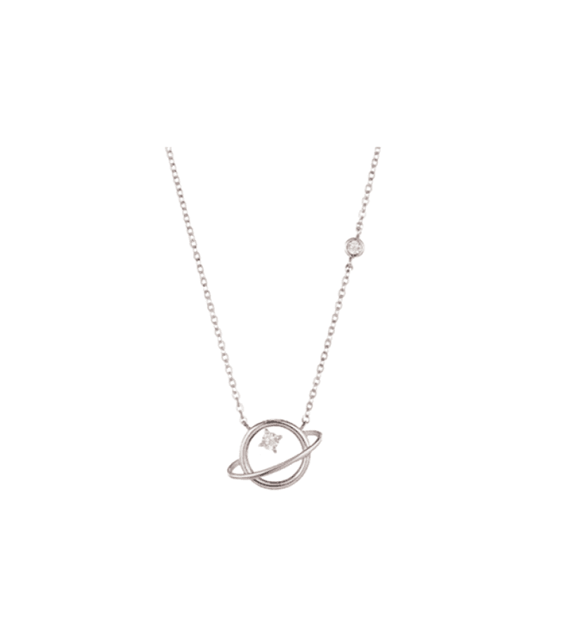Nevertheless Yoo Na-bi (Han So-hee) Inspired Necklace 003 - ONE SIZE ONLY / Silver - Necklace