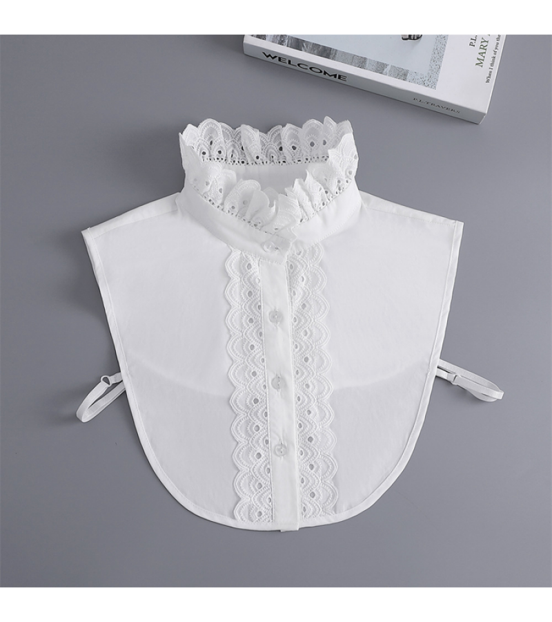 No Gain No Love Son Hae-yeong (Shin Min-a) Inspired Detachable Lapel / Collar Bib - ONE SIZE ONLY / White - Accessories