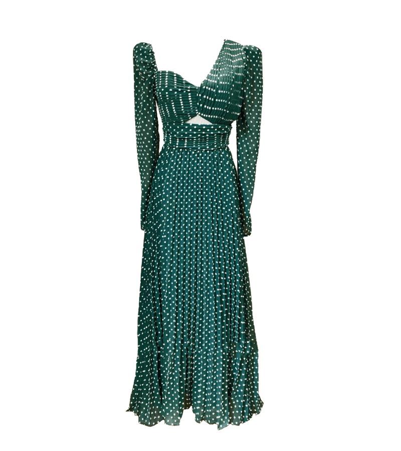 Now We Are Breaking Up Ha Young-Eun (Song Hye Kyo) Inspired Dress 001 - S / Forest Green / Midi Dress Length - Dresses