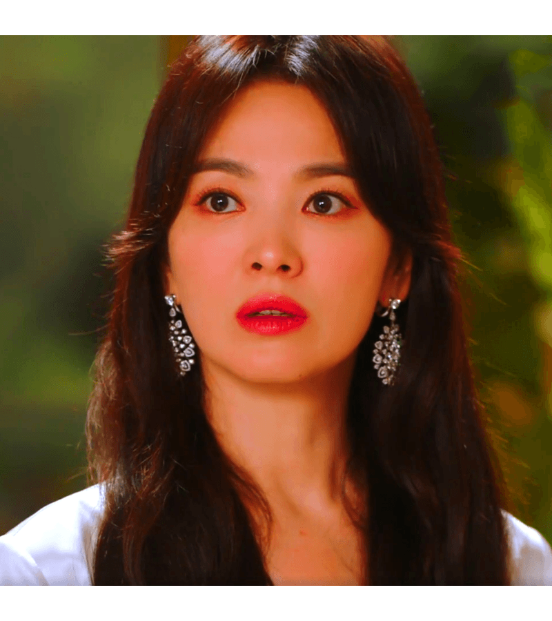 Now We Are Breaking Up Ha Young-Eun (Song Hye Kyo) Inspired Earrings 015 - ONE SIZE ONLY / Silver - Earrings