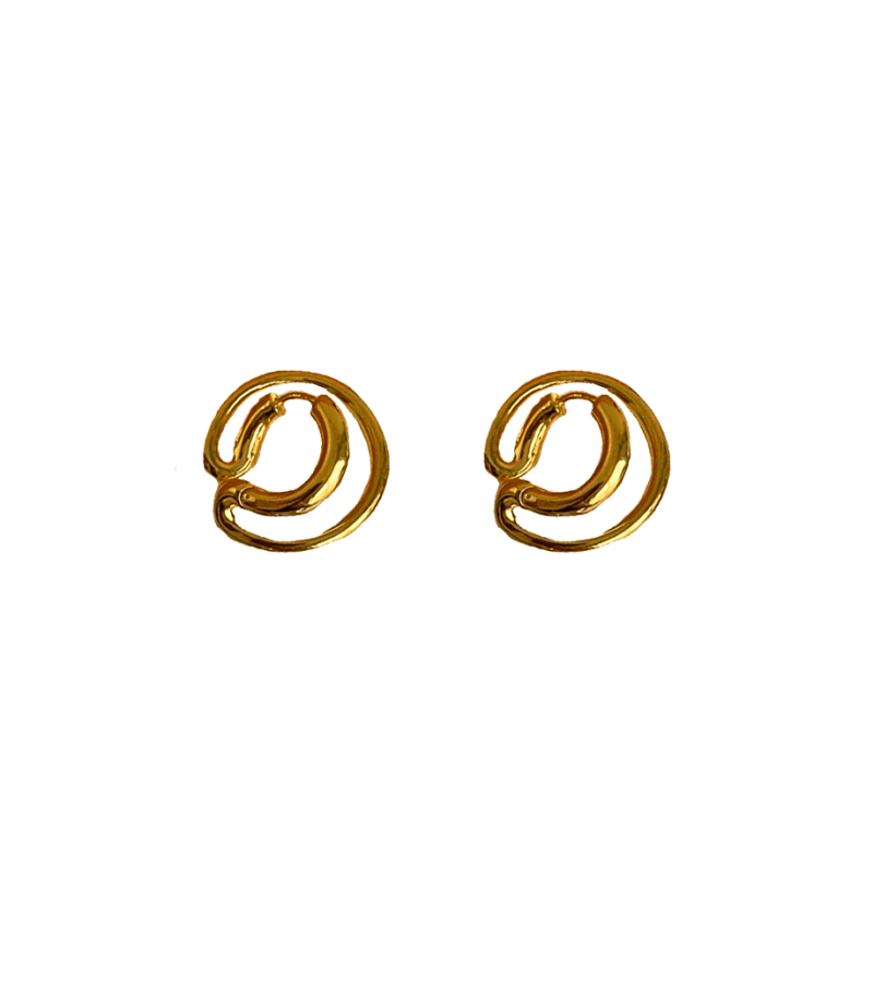Now We Are Breaking Up Ha Young-Eun (Song Hye Kyo) Inspired Earrings 030 - ONE SIZE ONLY / Gold - Earrings