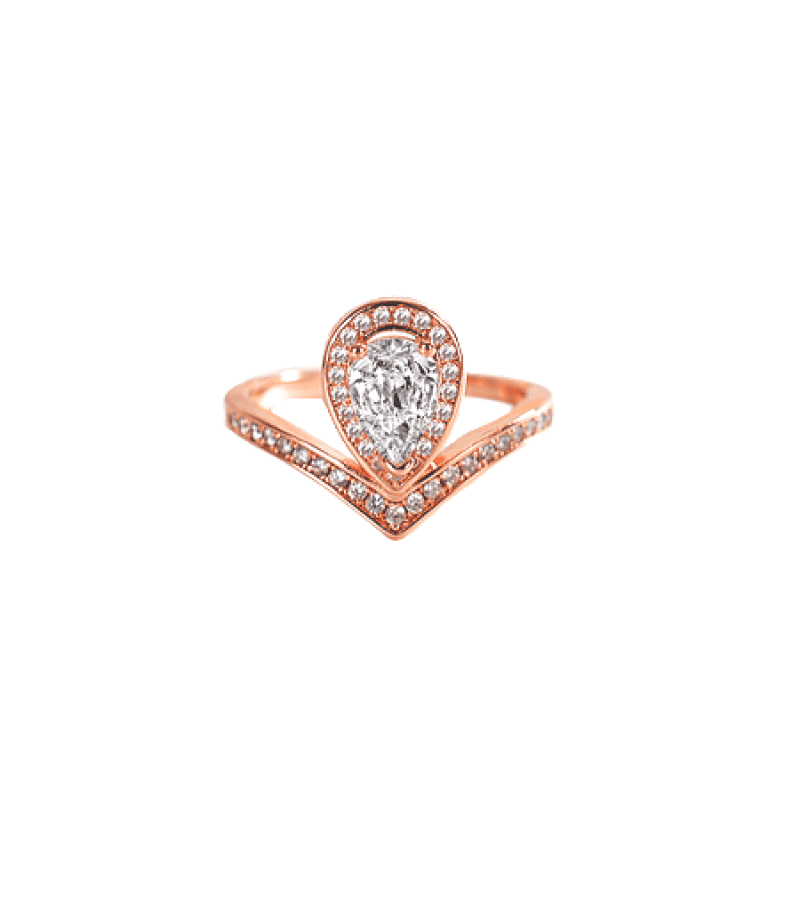 Now We Are Breaking Up Ha Young-Eun (Song Hye Kyo) Inspired Ring 004 - Pattern A / Rose Gold - Rings