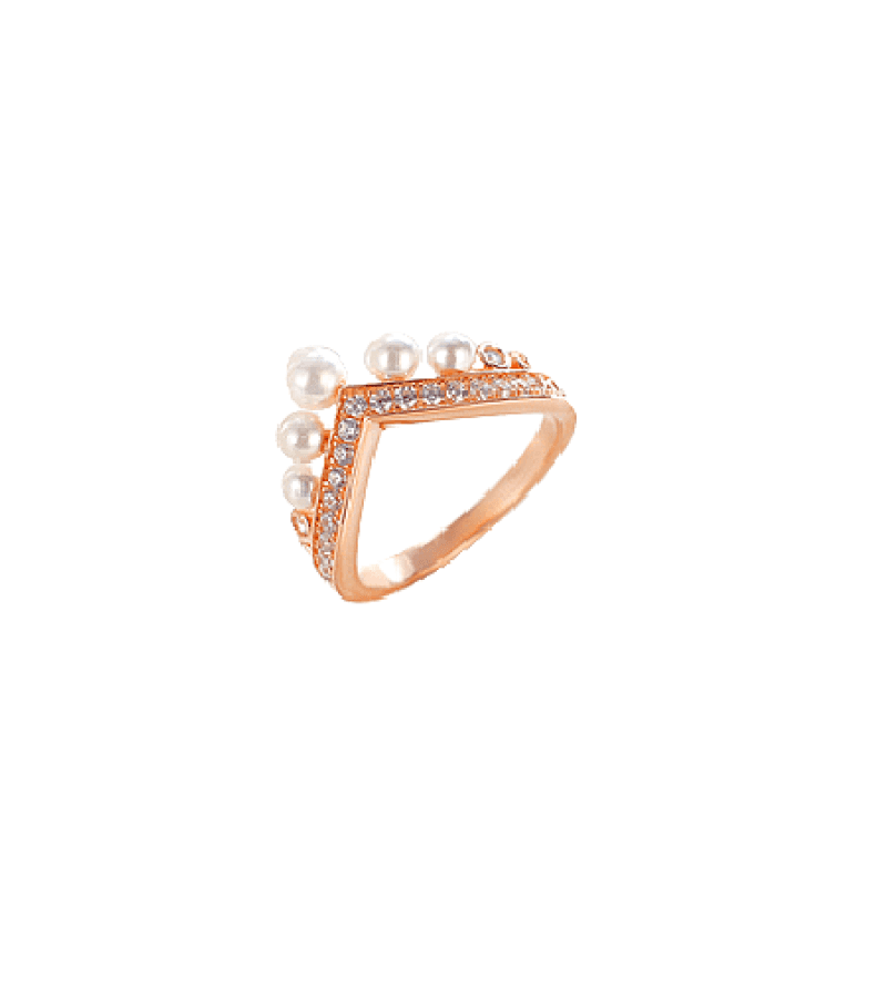 Now We Are Breaking Up Ha Young-Eun (Song Hye Kyo) Inspired Ring 004 - Pattern C / Rose Gold - Rings