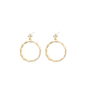 One The Woman Jo Yeon-joo (Honey Lee / Lee Hanee) Inspired Earrings 006 - ONE SIZE ONLY / Gold - Earrings