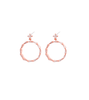 One The Woman Jo Yeon-joo (Honey Lee / Lee Hanee) Inspired Earrings 006 - ONE SIZE ONLY / Rose Gold - Earrings
