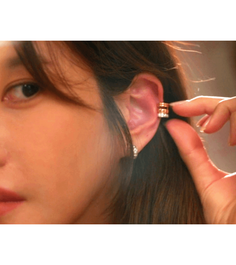 Pandora: Beneath the Paradise Hong Tae-ra (Lee Ji-ah) Inspired Ear Cuff 001 - One Piece Only / Ear Cuff (No Piercings) / Gold - Earrings