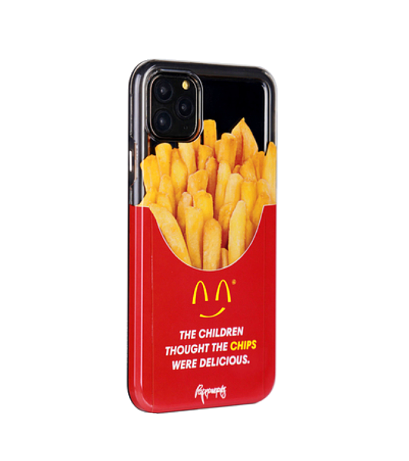 Paperworks® Mcd Inspired iPhone 11 Case - Black Soft Surface Material / iPhone 11 Pro Max - iPhone Case