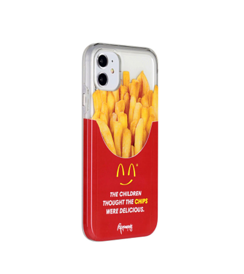 Paperworks® Mcd Inspired iPhone 11 Case - White Soft Surface Material / iPhone 11 - iPhone Case
