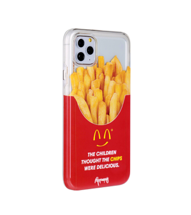 Paperworks® Mcd Inspired iPhone 11 Case - White Soft Surface Material / iPhone 11 Pro Max - iPhone Case