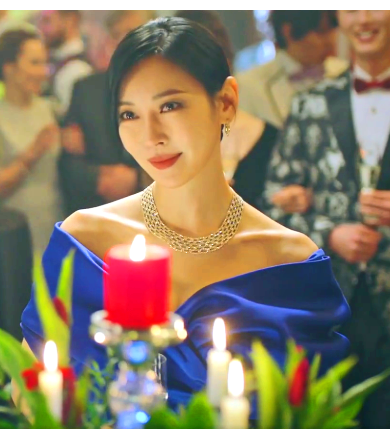 Penthouse 2 Cheon Seo-jin (Kim So-yeon) Inspired Earrings 002 - ONE SIZE ONLY / Gold - Earrings