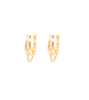 Penthouse 2 Cheon Seo-jin (Kim So-yeon) Inspired Earrings 002 - ONE SIZE ONLY / Gold - Earrings