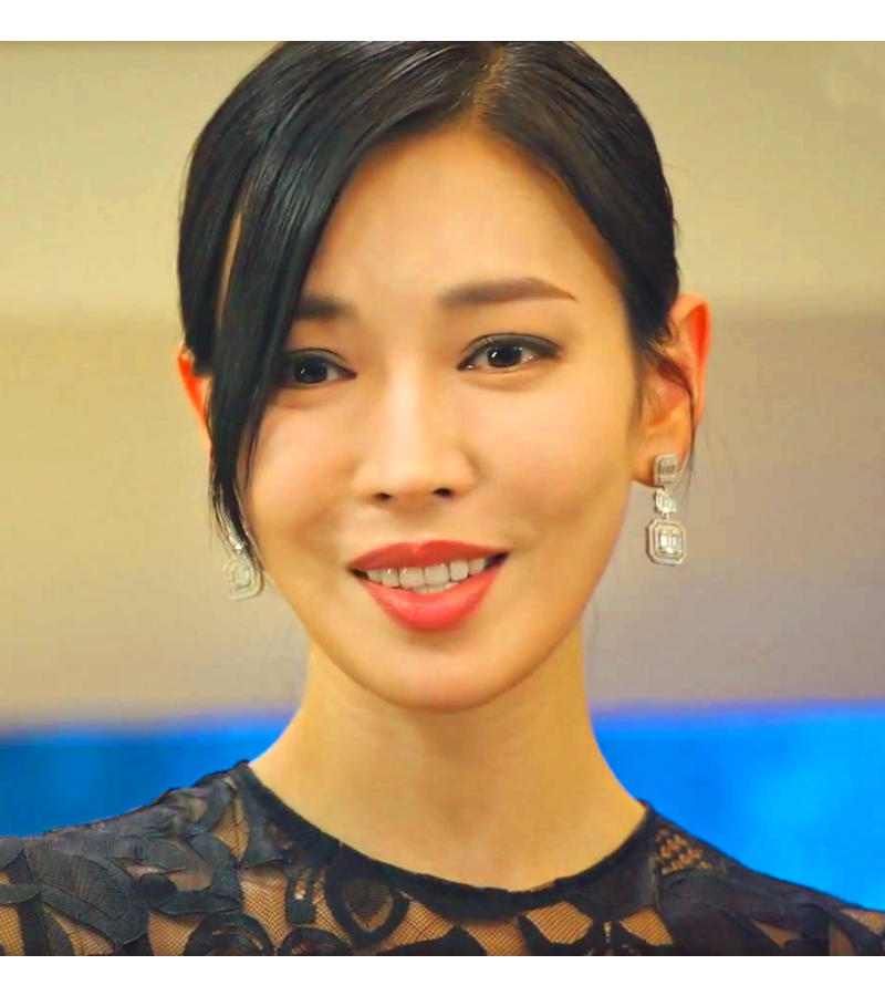 Penthouse 2 Cheon Seo-jin (Kim So-yeon) Inspired Earrings 010 - ONE SIZE ONLY / Silver - Earrings
