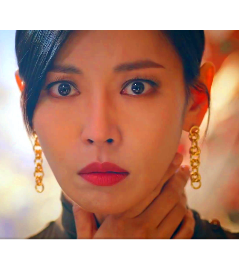 Penthouse 2 Cheon Seo-jin (Kim So-yeon) Inspired Earrings 012 - ONE SIZE ONLY / Gold - Earrings