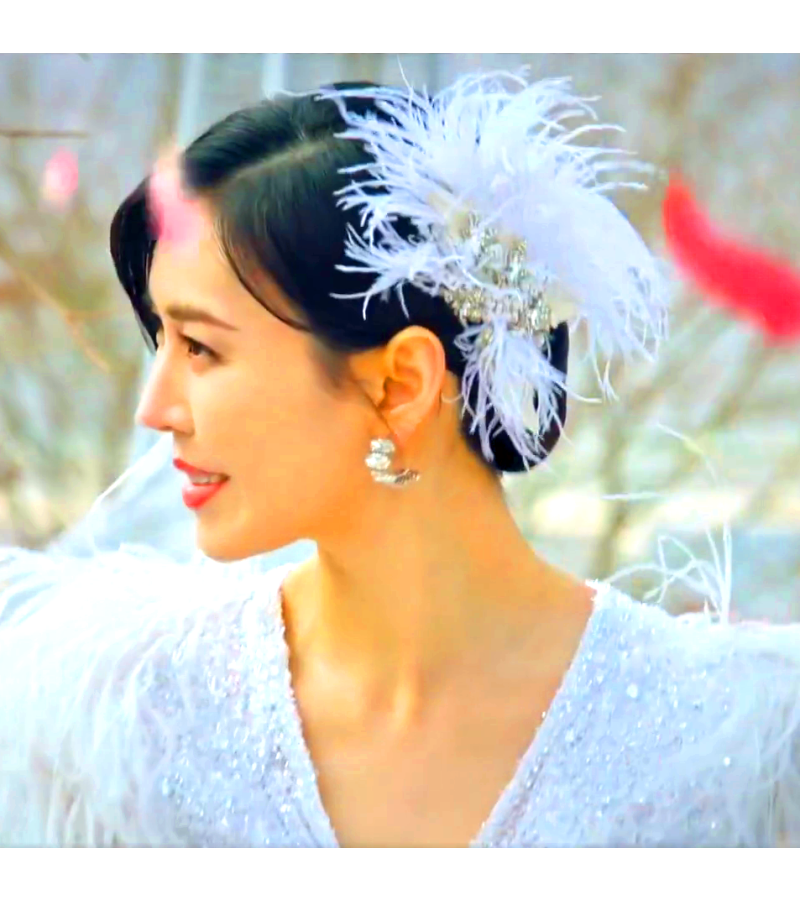 Penthouse 2 Cheon Seo-jin (Kim So-yeon) Inspired Earrings 014 - ONE SIZE ONLY / Silver - Earrings