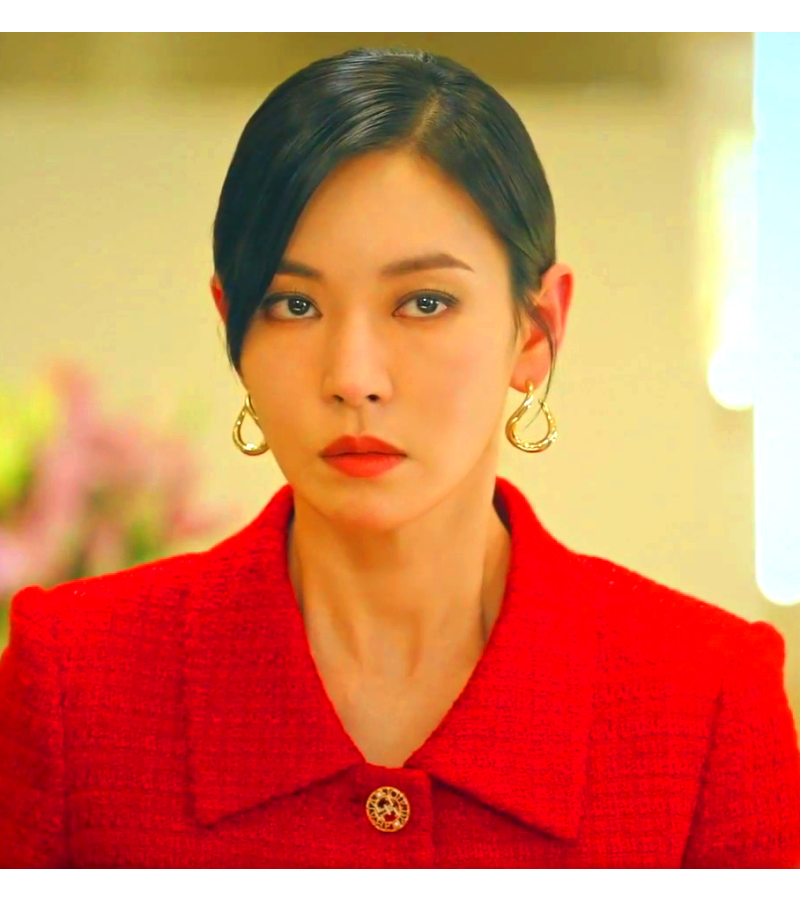 Penthouse 2 Cheon Seo-jin (Kim So-yeon) Inspired Earrings 015 - ONE SIZE ONLY / Gold - Earrings