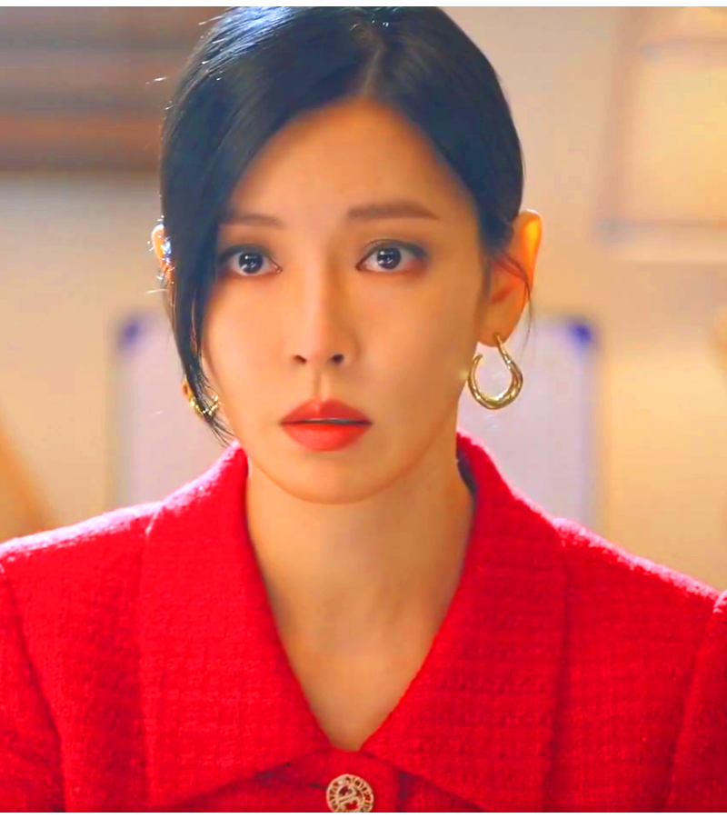 Penthouse 2 Cheon Seo-jin (Kim So-yeon) Inspired Earrings 015 - ONE SIZE ONLY / Gold - Earrings