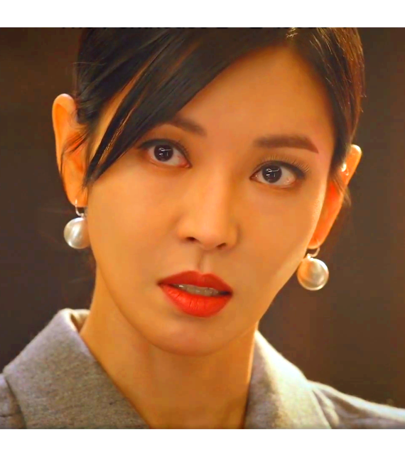Penthouse 2 Cheon Seo-jin (Kim So-yeon) Inspired Earrings 016 - ONE SIZE ONLY / Silver - Earrings