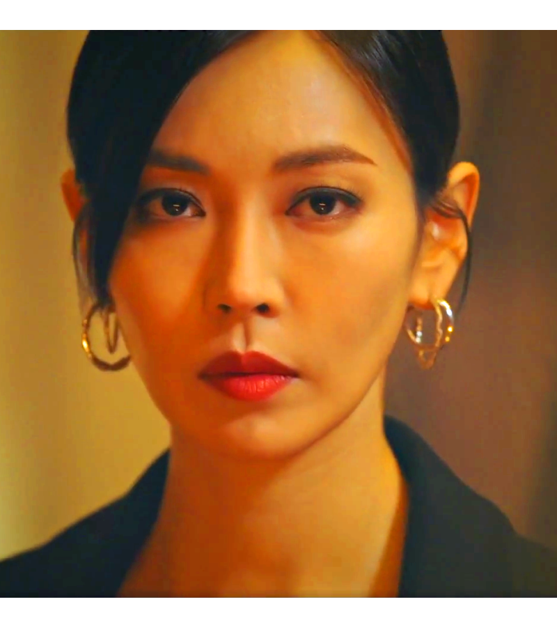 Penthouse 2 Cheon Seo-jin (Kim So-yeon) Inspired Earrings 021 - ONE SIZE ONLY / Silver - Earrings