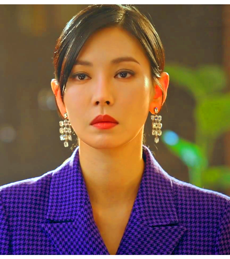 Penthouse 2 Cheon Seo-jin (Kim So-yeon) Inspired Earrings 022 - ONE SIZE ONLY / Silver - Earrings