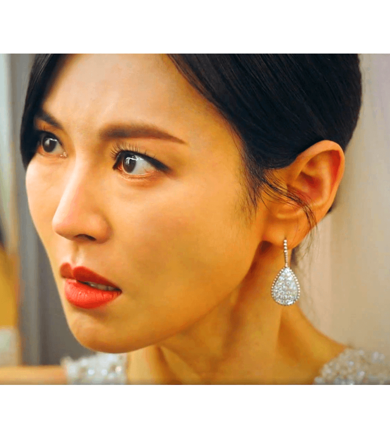 Penthouse 2 Cheon Seo-jin (Kim So-yeon) Inspired Earrings 028 - ONE SIZE ONLY / Silver - Earrings