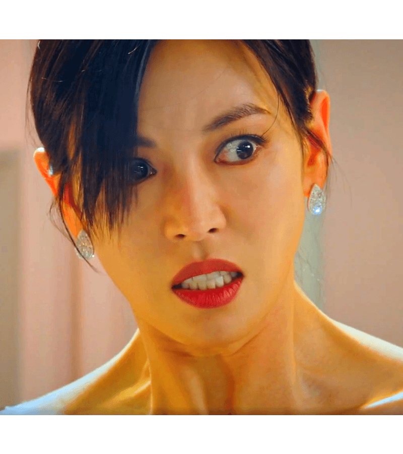 Penthouse 2 Cheon Seo-jin (Kim So-yeon) Inspired Earrings 029 - ONE SIZE ONLY / Silver - Earrings