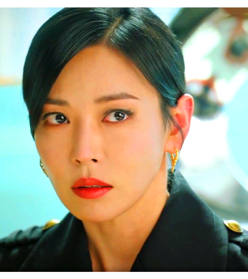 Penthouse 2 Cheon Seo-jin (Kim So-yeon) Inspired Earrings 030 - ONE SIZE ONLY / Gold - Earrings