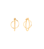 Penthouse 2 Joo Seok-kyung (Han Ji-hyun) Inspired Earrings 004 - ONE SIZE ONLY / Gold - Earrings