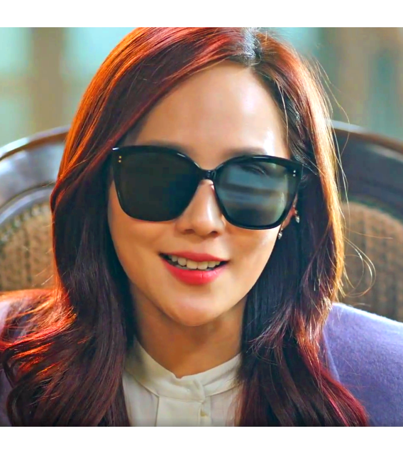 Penthouse 2 Oh Yoon-hee (Eugene) Inspired Sunglasses 001 - ONE SIZE ONLY / Black - Sunglasses