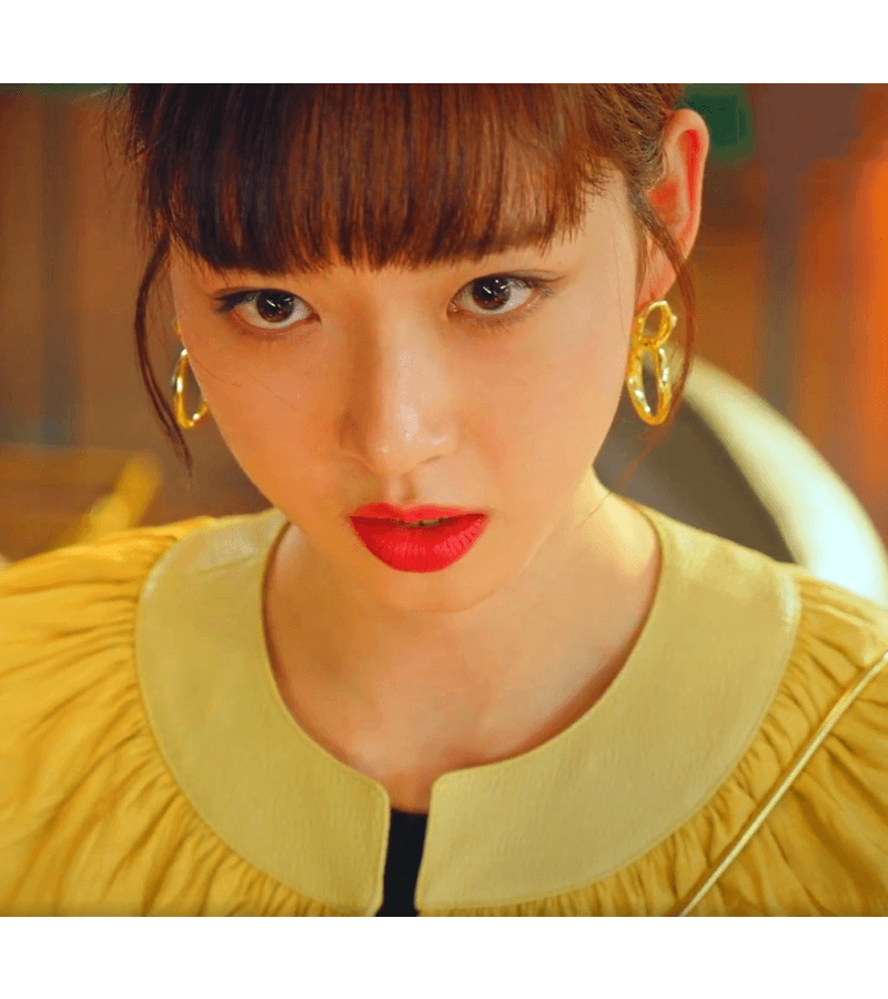 Penthouse 3 Joo Seok-kyung (Han Ji-hyun) Inspired Earrings 001 - ONE SIZE ONLY / Gold - Earrings